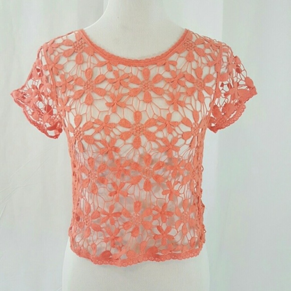 Kimchi Blue Coral Chooched Shirt